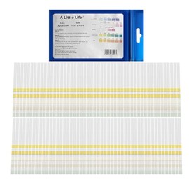 A Little Life 5 in1 Aquarium Test Strips, Fish Tank Water Testing (100 Strips), Nitrate, Nitrite, GH, KH, pH