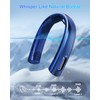 JMOSTRG Portable Neck Fan - 4 Turbines Neck Fan Rechargeable