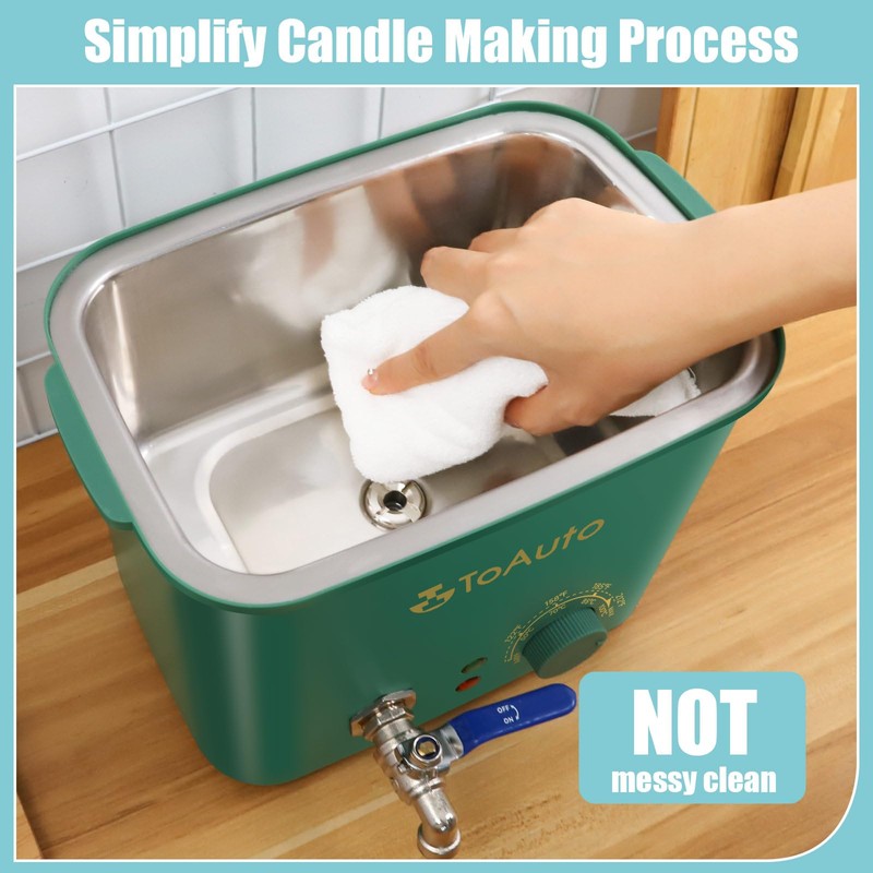 TOAUTO 8Lbs Green Wax Melter for Candle Making - DIY