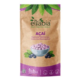 eltabia Acai Tabletten 2000 Presslinge | Hochdosiert 5000mg Tagesdosis | Rohkost 100% reine 250mg Tabs | 100% rein ohne Zusatzstoffe in Premiumqualit?t