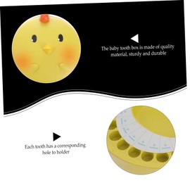 SAFIGLE Born Tooth Keepsake Box Cartoon Deciduous Tooth Storage Box for Boys and Girls Safe Easy to Use Perfect for and Baby Memory