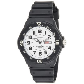 Casio Men's 'Classic' Quartz Resin Watch, Color:Black (Model: MRW200H-7BV)