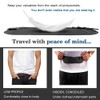 Waist Belt Bag, Travel Money Belt Mesh Lining Elastic Security