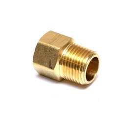 FasParts Brass Pipe Reducer Adapter Male to Female Adaptor Fitting 1/2" NPT Female - 1/2" NPT Male