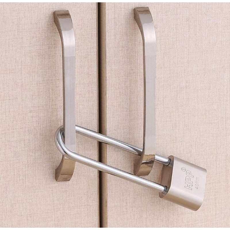 Tumecos U-Shaped Lock, Bicycle Lock, Alloy Steel, 4 Keys Included,