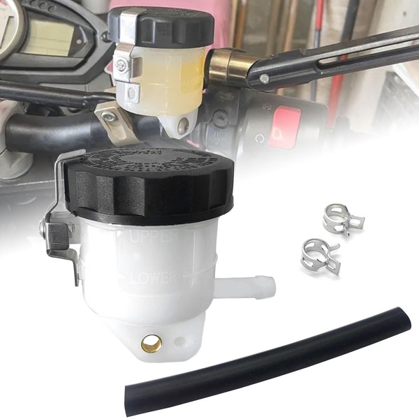 Motorcycle Brake Fluid Reservoir Tank Oil Cup Compatible With Ninja