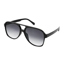 FEISEDY Vintage 70s 80s Sunglasses Men Women Fashion Retro Glasses with UV400 Protection Lightweight Frame B2751, Grey lens and black frame with colour gradient