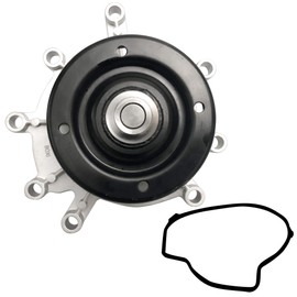 BOXI Water Pump with Gasket for Dodge Ram 1500 Dakota Durango Jeep Grand Cherokee Commander Mitsubishi Raider Chrysl-er Aspen 3.7L V6 / 4.7L V8 Engine 252-813 89036348