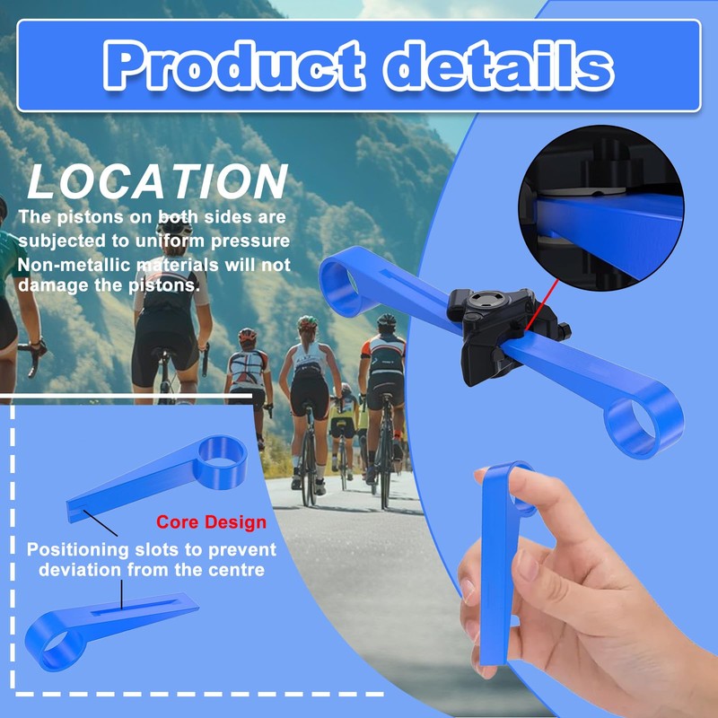 AABDTYYD Bicycle Brake Piston Reset Tool - Hydraulic Disc Brake