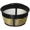One-All Gold Tone Basket Filter Permanent, Universal Designed To Fit Most Coffee Makers Stainless St