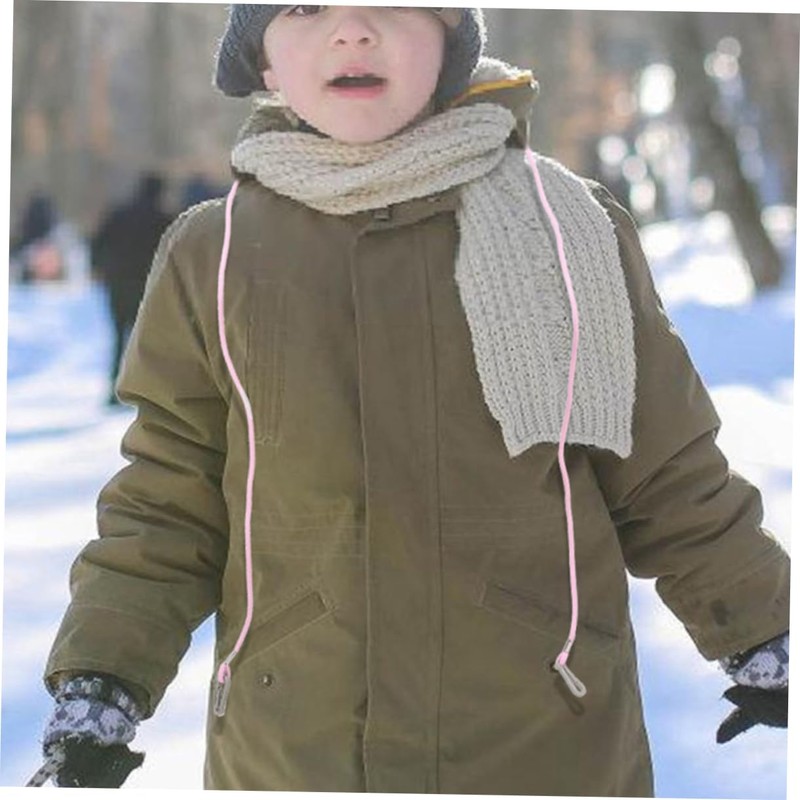 Hohopeti Elastic Winter Mitten Clips for Kids with Clip-holder Rope