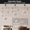 Sputnik Chandeliers - 42" Extra Large 6 Light Big Modern