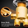 AFUDER Bath Mixer Shower Taps Bathroom Faucet Cold Hot Water