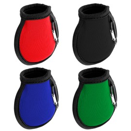 KEAHND 4 Stück Golfbälle Reiniger Tasche,Golfball Reinigungstasche,Golfball-Waschtasche,Golfball-Reiniger Waschtasche,Tragbare Golfball-Waschbeutel,Golf Zubehör,Golf Geschenke,(Schwarz,Rot,Blau,Grün)