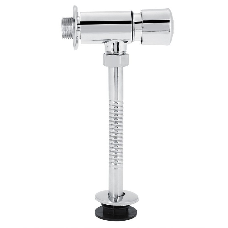 Zinc Alloy Toilet Flush Valve Hand Press Flushing Tool Office