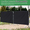 Tioncy 8.5 FT Safety Barricade Heavy Duty Portable Crowd Control