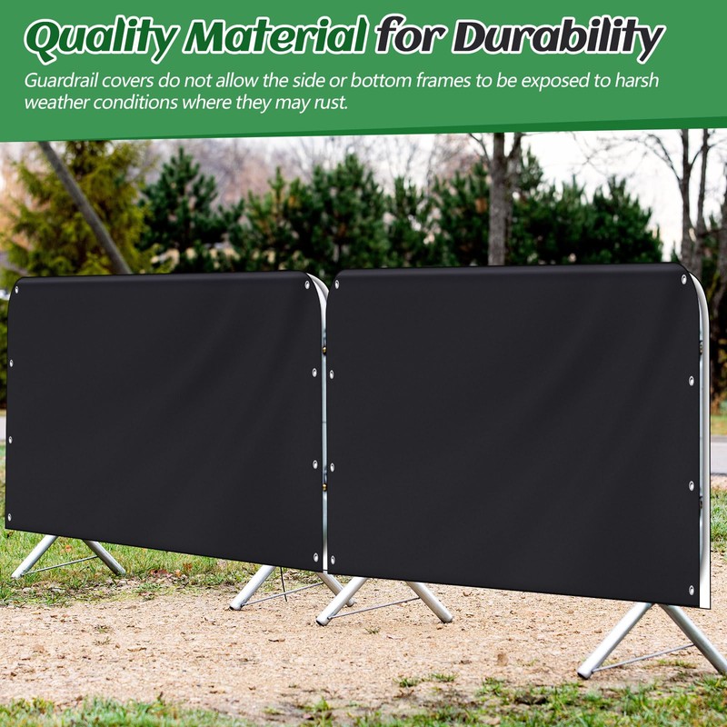 Tioncy 8.5 FT Safety Barricade Heavy Duty Portable Crowd Control