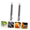Mobestech 2Pcs Lemon Zester and Orange Peeler Multi Functional Graters