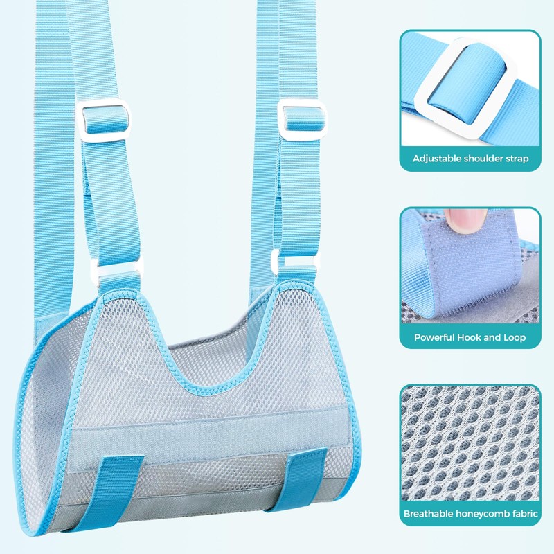 ENLUNTRA Kids Upper Extremity Sling, Breathable & Comfort Arm Sling