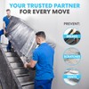 Padded XL Moving Blanket Pads, 12 Pack, Heavy Duty, Eco-Friendly