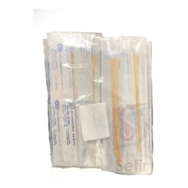 DM Espátula De Ayre De Madera Esteril 100 Pzs