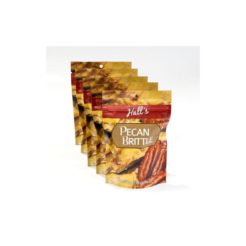 Pecan Brittle Snack Bags, 3.5 oz (5 count)
