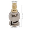 NangeHengdi BNC Male to SMA Female Plug RF Coaxial Adapter