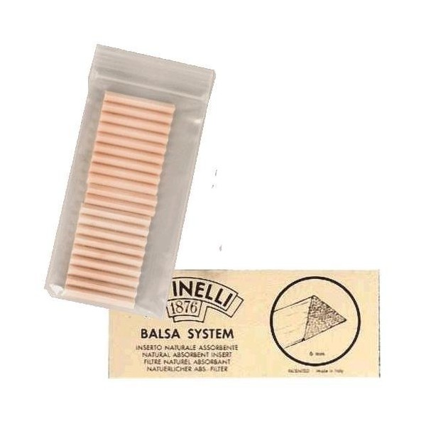 100 Savinelli 6mm Balsa Filters (5 Packs)