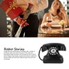 Decorative Telephone Creative Synthetic Resin Rotary Dial Retro Telephone Ornament