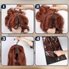 Wig Bags Storage with Hanger, Hair Extension Bag, Dust-proof Hair