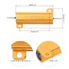 PATIKIL 50W 8 Ohm Aluminum Shell Resistor 5 Pack Aluminum
