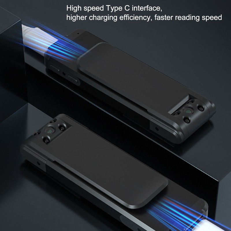 Digital Recorder Metal 1050mah 1080P HD 180 Degree Infrared Rotatable