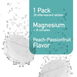 Swiss Imports Swiss Imports Effervescent Magnesium + B Complex Dietary Supplement, 20 Tablets