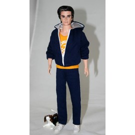 in The Game Doll Clothes Sewing Pattern for Silstone Ken Dolls