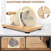 Manual Bread Slicer for Homemade Sourdough Bread, Hand Crank Bread