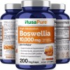 NusaPure Boswellia Serrata 10,000 mg Per Veggie Caps 200 Count
