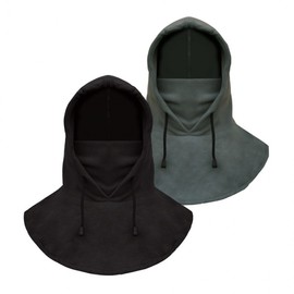 Unisex fall/winter warm all-in-one Pogni hooded neck warmer Pogni Neck warmer black 2ea