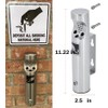 Wall Mounted Cirgarette Butt Disposal Outdoor,Cendrier Extérieur,Stainless Steel Cylinder Receptacle