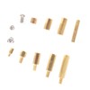 240Pcs Brass M2 M3 Hex Standoff Nut Screw Kit for