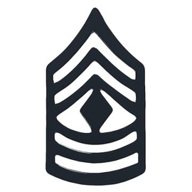 50 Pack Marine Corps 1st Sergeant Black Chevron Motorcycle Hat Cap Lapel Pin MS-716