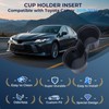 KATORN Center Console Cup Holder Inserts for Toyota Camry 2024