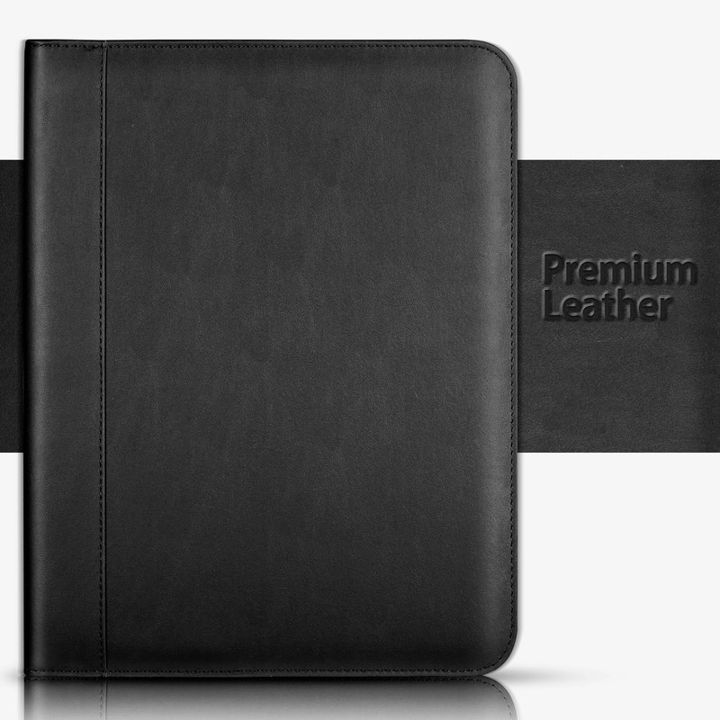 Lcjtop Portfolio Binder/Padfolio Organizer, Mini Size Folder Portfolio for Men