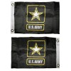 SouthBeach 12x18 U.S. Army Star 2ply Double Sided Boat Flag