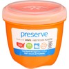 Preserve 8 oz 1 Count Round Orange Food Storage Container,