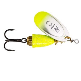 Blue Fox Classic Vibrax 02 Candyback 3/16 Chartreuse Green Candyback,One Size