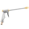 High Pressure Water Spray Gun Long Hose Brass Nozzle Adjustable