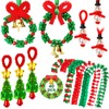 AWHETIE Christmas Crafts for Adults,40 Sets Beaded Ornament Kit,Including 20