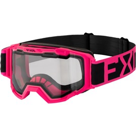 FXR Youth Maverick Snow Goggle Electric Pink Anti Fog Scratch Dual Pane Lens