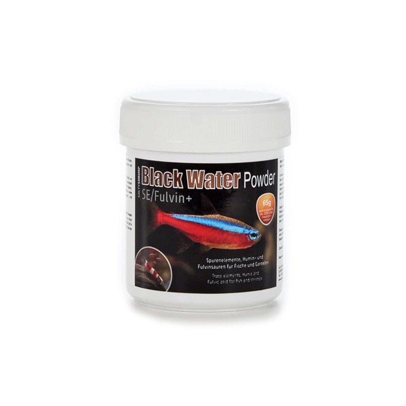 SaltyShrimp Black Water Powder SE/Fulvic+, 65 g