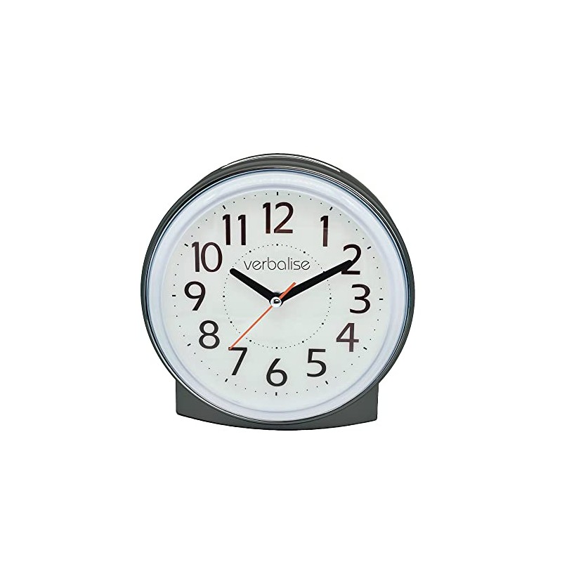 Verbalise Analogue Talking Clock with 2 Daily Alarms, Speaks Time